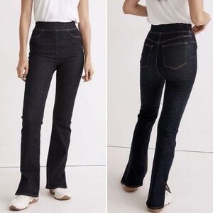 NEW Madewell Pull-On Skinny Flare Jeans in Havenley Wash 31